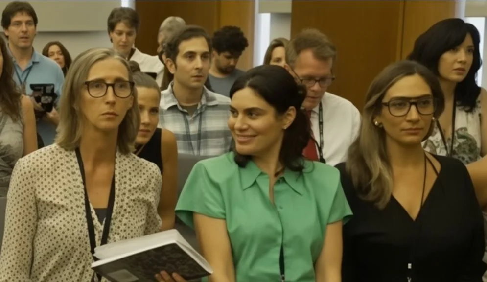 Caso da jornalista que sorriu em tribunal gera debate sobre ética na cobertura