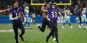 No último segundo, Baltimore Ravens batem Dallas Cowboys no Rio