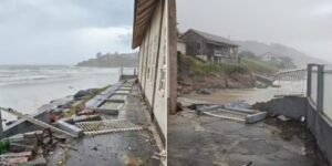 Tsunami meteorológico: entenda o evento raro e rápido que atingiu SC