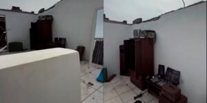 Morador de Pelotas mostra nas redes estragos causados por tempestade